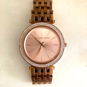 Rose gold Michael Kors watch